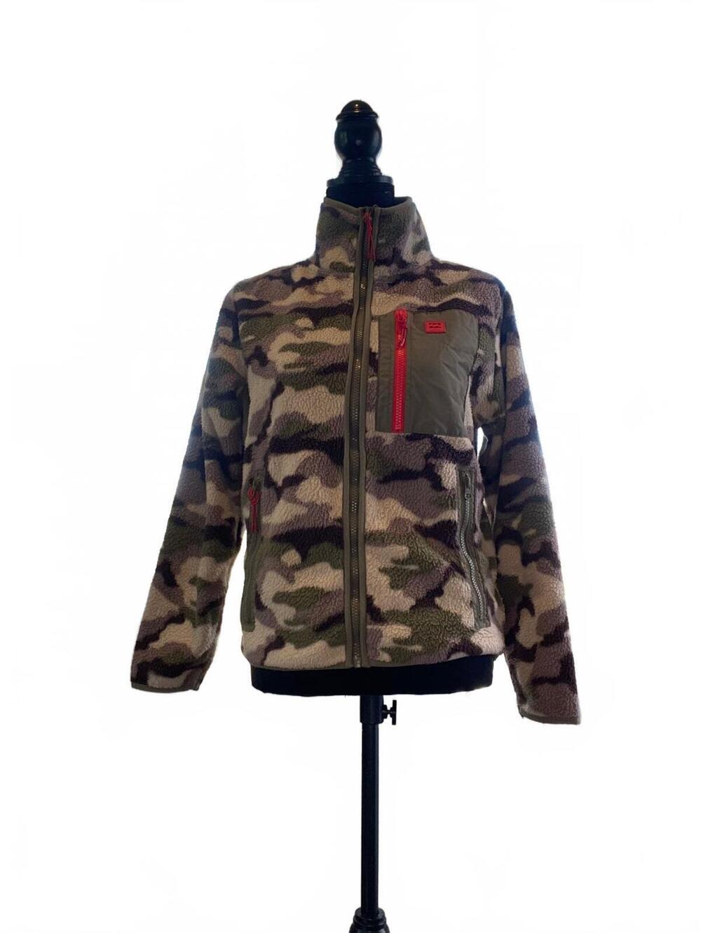 Billabong Women's Camouflage Fleece Jacket
